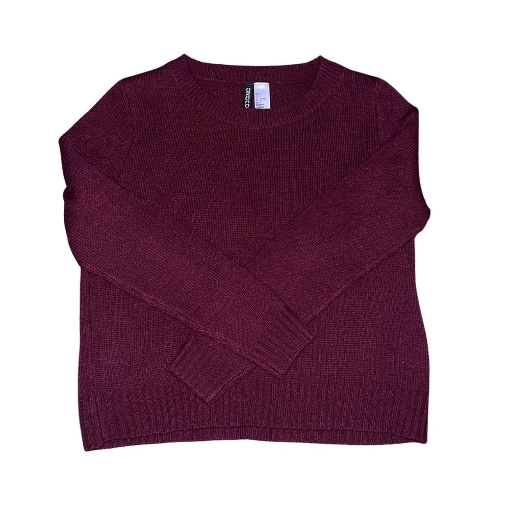 H&M Burgundy Sweater, Size Small
